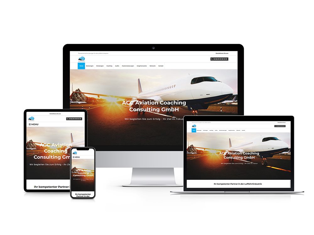 ACC Aviation Coaching Consulting Corporate Design Erstellung