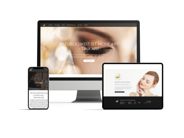 Business Website erstellen lassen - Neugestaltung Website Beauty Friseur