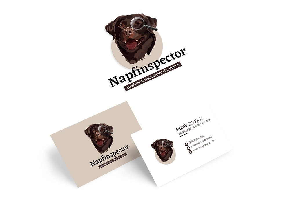 Hunde Ernähung Coach - Logo, Website, Visitenkarten, Flyerdesign