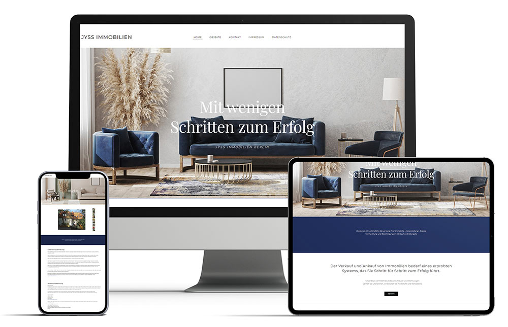Immobilienmakler Website erstellen lassen - Webdesign Berlin