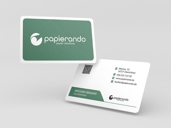 Neugestaltung Logo von Online-Shop papierando