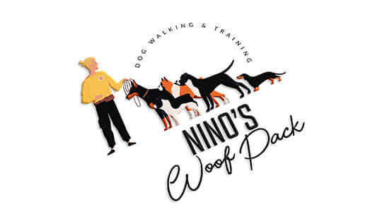Corporate Design Dogwalker Nino's Woof Pack