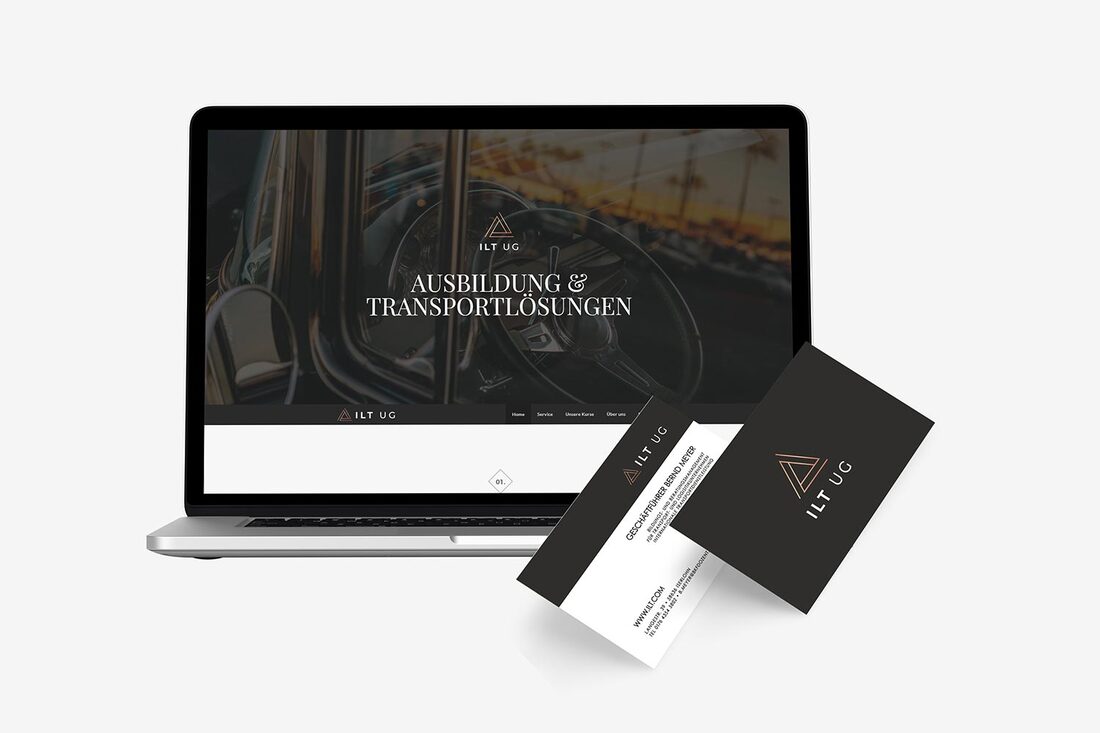 Webdesign und Visitenkarten Design Business Paket