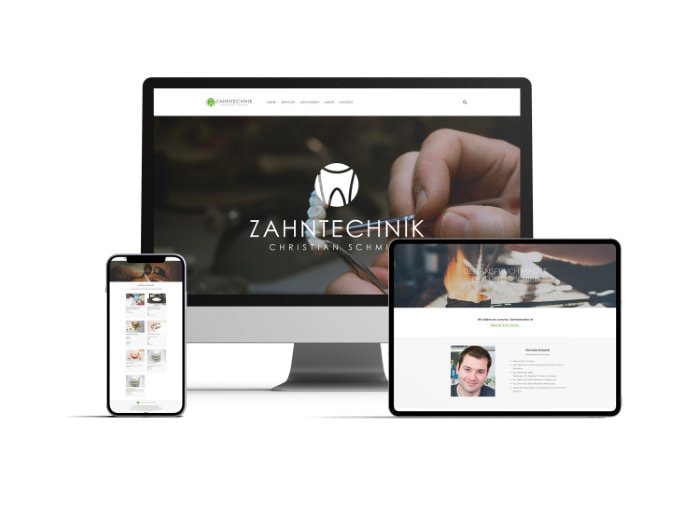 Webseite erstellen lassen - Webdesign Zahnarzt Zahntechnik Kiefernorthopäde