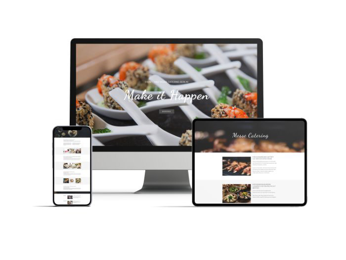 Webseite erstellen lassen - Website Food Catering