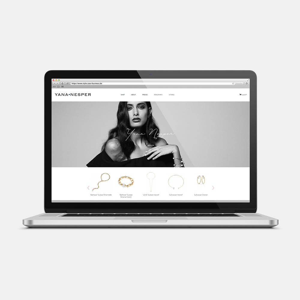 Website Neugestaltung Relaunch - Yana Nesper