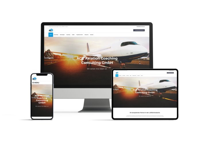 Website Relaunch erstellen lassen - Neugestaltung Aviation Coaching Consulting